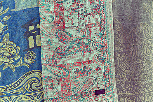 纹理,棉布,传统,象征,阿拉伯,围巾,背景,抽象