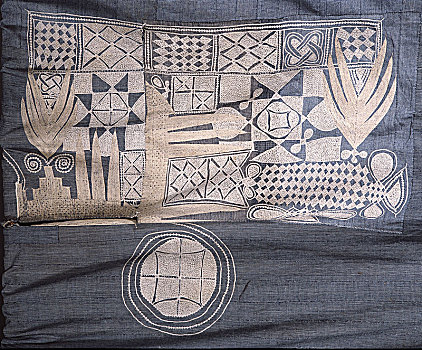 长袍,输入,贵族,富拉尼人,尼日利亚,伊斯兰,编织物,刺绣