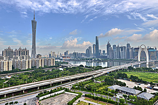 广州珠江两岸风景