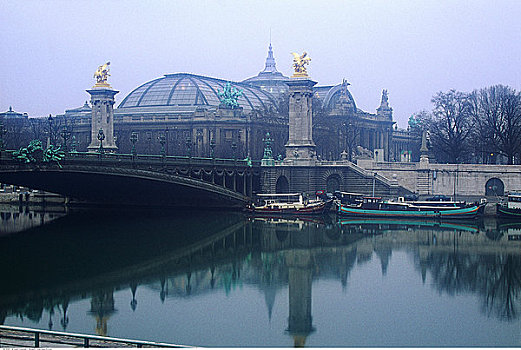 桥,塞纳河,巴黎,法国