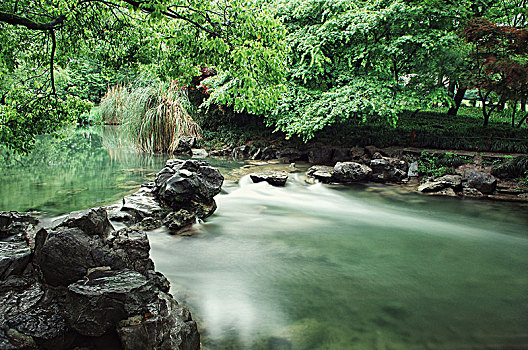 太子湾溪水风景