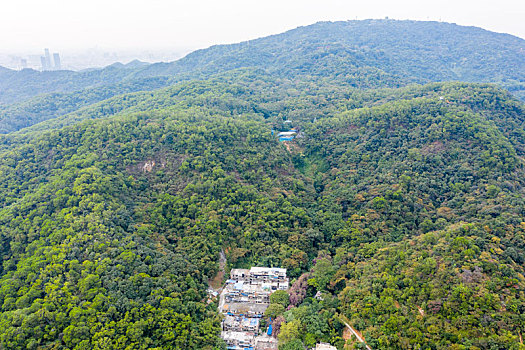 航拍广州白云山风景名胜区