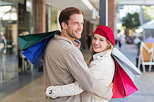 幸福伴侣,购物袋,商场