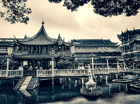 老上海素材,上海豫园,老照片