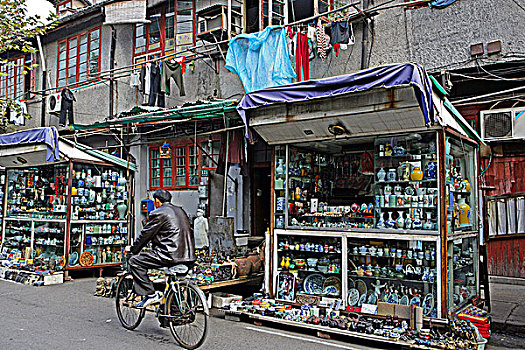 道路,古玩市场,上海