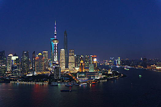 上海,外滩,黄浦江,东方明珠,环球金融中心,上海中心