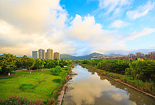 城市,城镇,房子,建筑