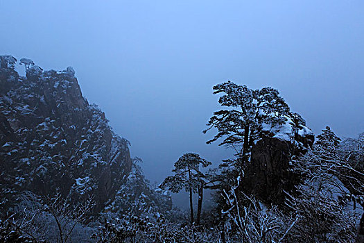 雪后黄山风光