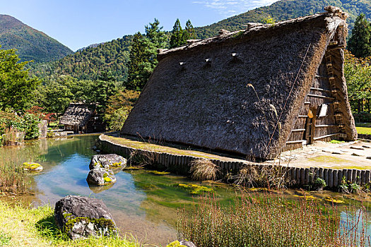 日本,老,乡村