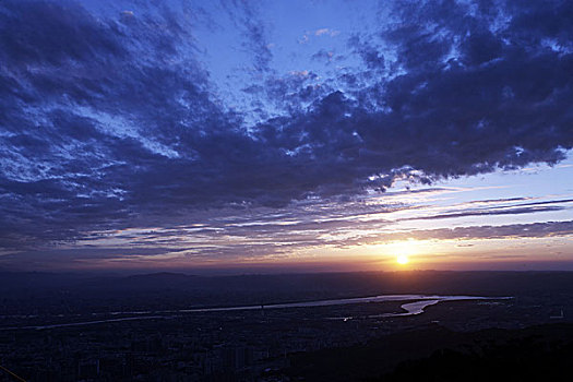 天空,海洋