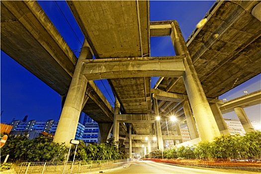 香港,城市交通,夜晚