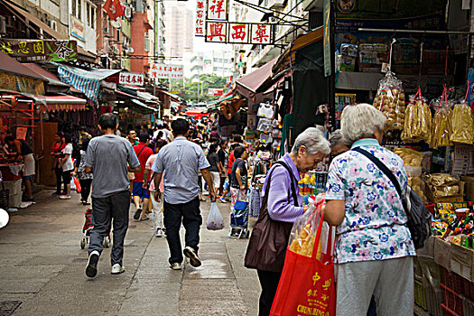 食品市场,香港