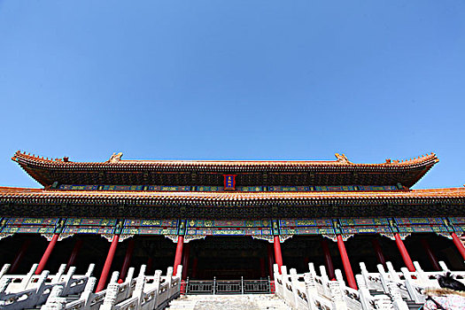 太和门,故宫,中国,北京,天安门广场,五星红旗,华表,全景,地标,传统,蓝天