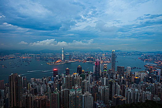 香港城市夜景