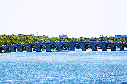 昆明湖上的十七孔桥
