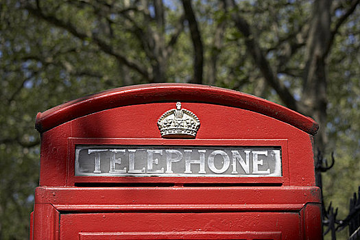 英格兰,伦敦,伦敦南岸,上面,传统,红色,电话亭