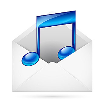 音乐,邮件