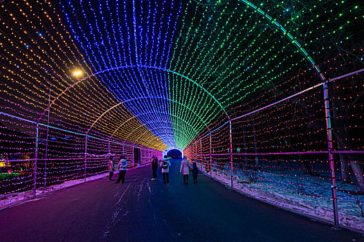 灯光隧道