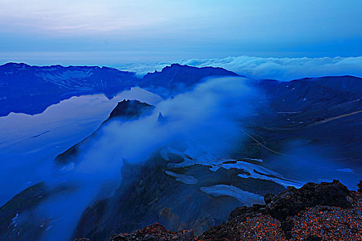 长白山过山云