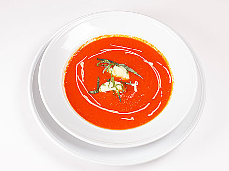 西红柿,乳酪,汤