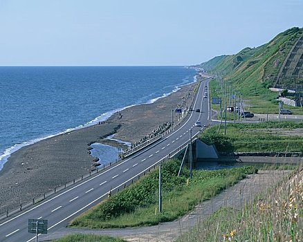 道路,日本海