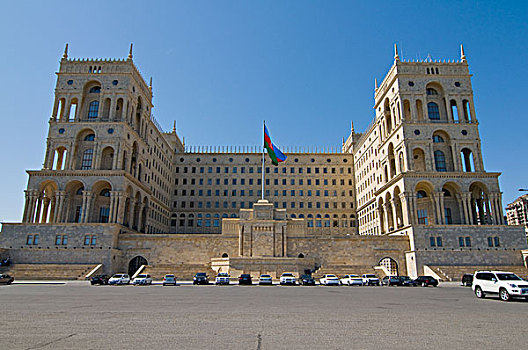 房子,政府,巴库,阿塞拜疆