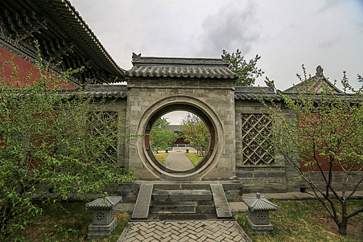 山西大同法华寺圆门