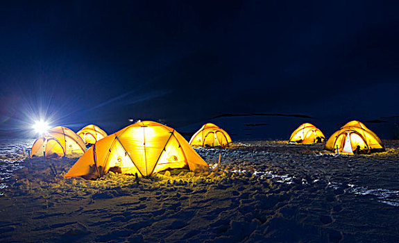 露营,南极