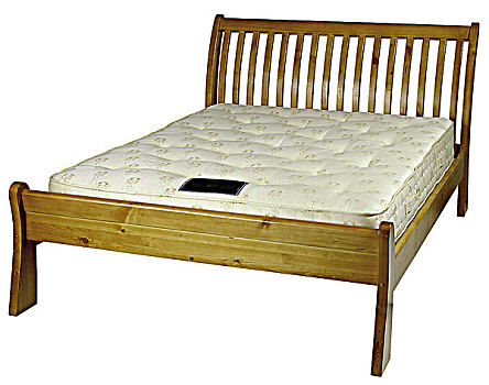 照片,松树,双人床,褥垫,床头板,床上用品