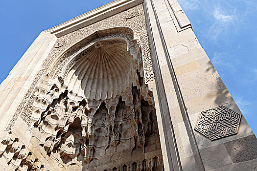 阿塞拜疆,巴库,错综复杂,石雕工艺,拱形,宫殿