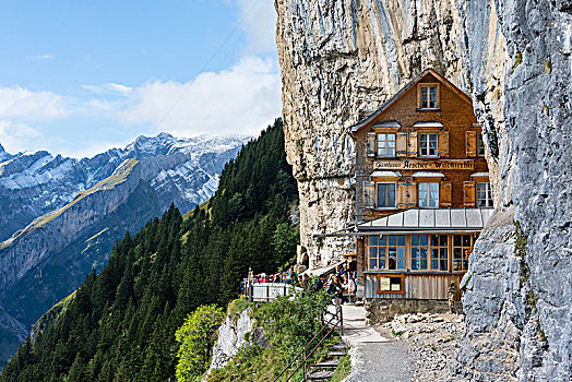 山间旅店,区域,阿彭策尔,瑞士