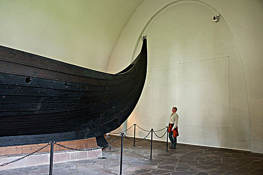 挪威,奥斯陆,维京,船,博物馆,橡树,公元900年,大幅,尺寸