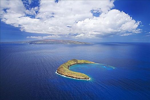 夏威夷,毛伊岛,莫洛基尼岛,远景
