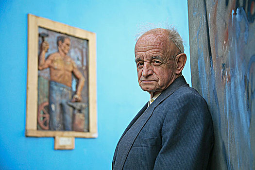 肖像,老人,布宜诺斯艾利斯,阿根廷