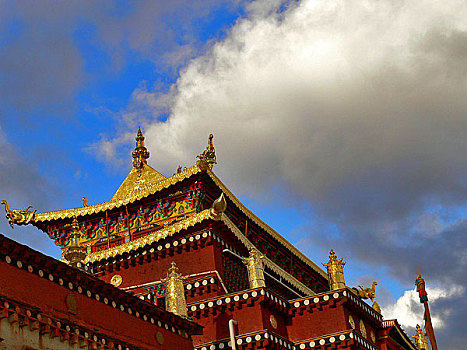 香格里拉藏式建筑