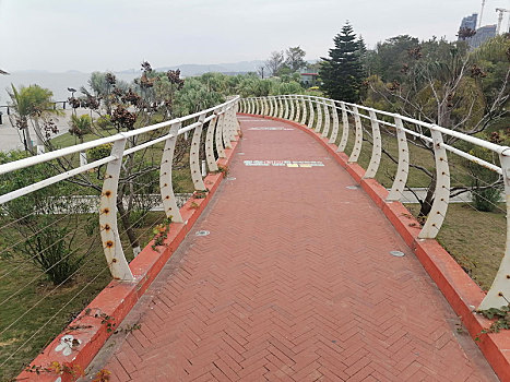 福建漳州,滨海步道上的爱情表白誓言