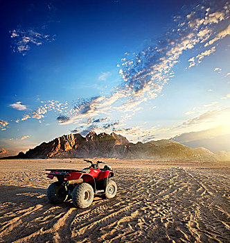 沙滩车,沙漠
