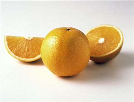 橙子,一半,橙瓣