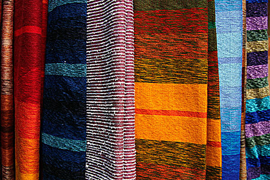 非洲,摩洛哥,编织物,丝绸,纺织品,围巾
