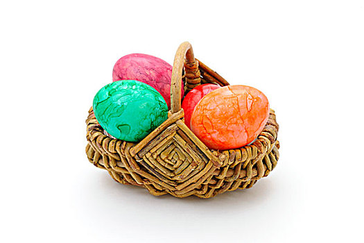 篮子,色彩,复活节彩蛋