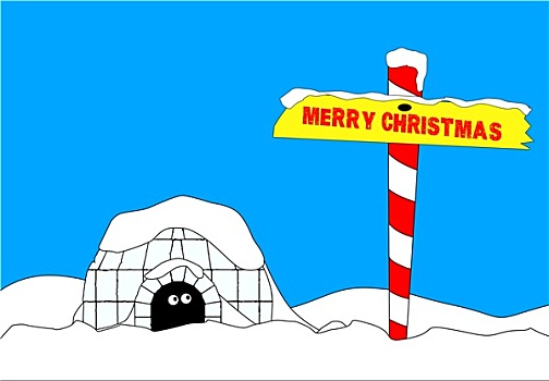 圣诞快乐,北极