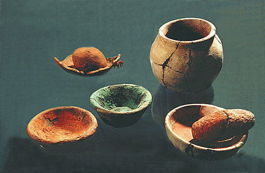 中国,陶器
