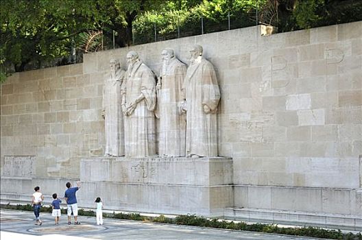 纪念建筑,墙壁,西奥多,日内瓦,瑞士