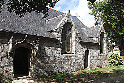 法国,布列塔尼半岛,菲尼斯泰尔,小教堂,16世纪