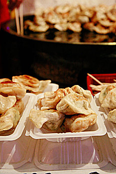 烤制食品,小方饺,夜市,北京