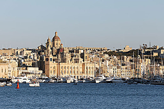 城市,海洋,博物馆,船坞,溪流,三个,马耳他,欧洲