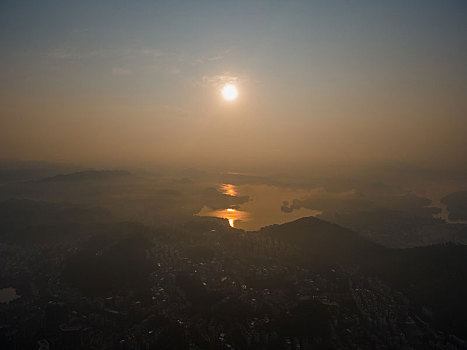 航拍千岛湖风光