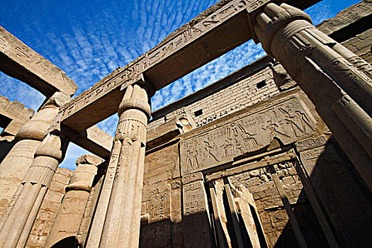 柱子,象形文字,庙宇,路克索神庙,埃及