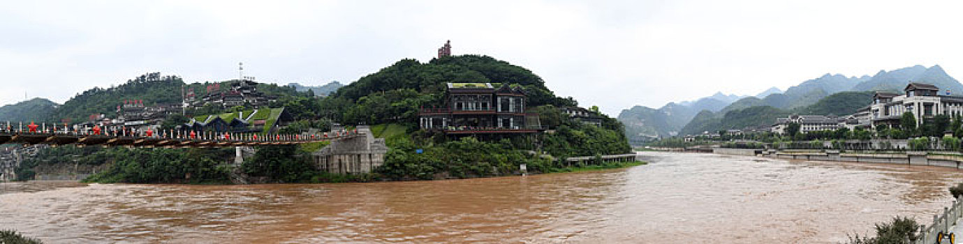 赤水河贵州茅台镇,段