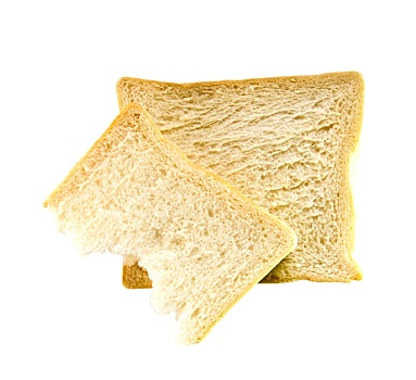 面包,隔绝,白色背景,背景